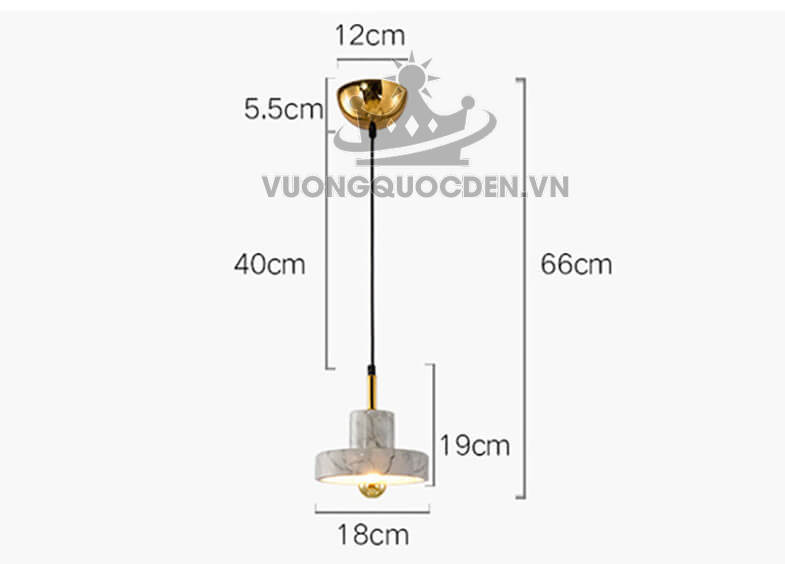 Đèn thả LED phong cách châu Âu XTE 217-9